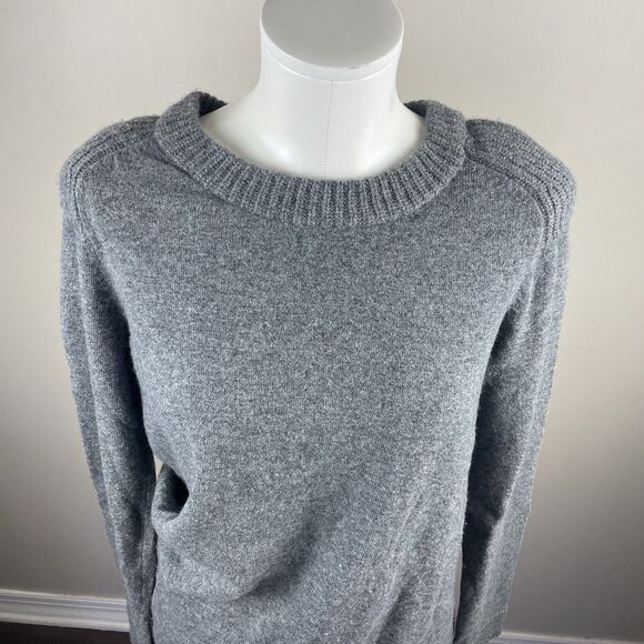 Marc By Marc Jacobs Gray Y2K Asymmetrical Wool Cashmere Sweater Tunic - Picture 2 of 11